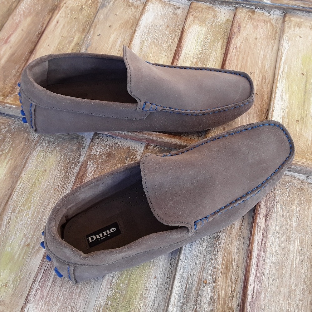 Mens Dune London Bermuda (Suede) slip on shoes